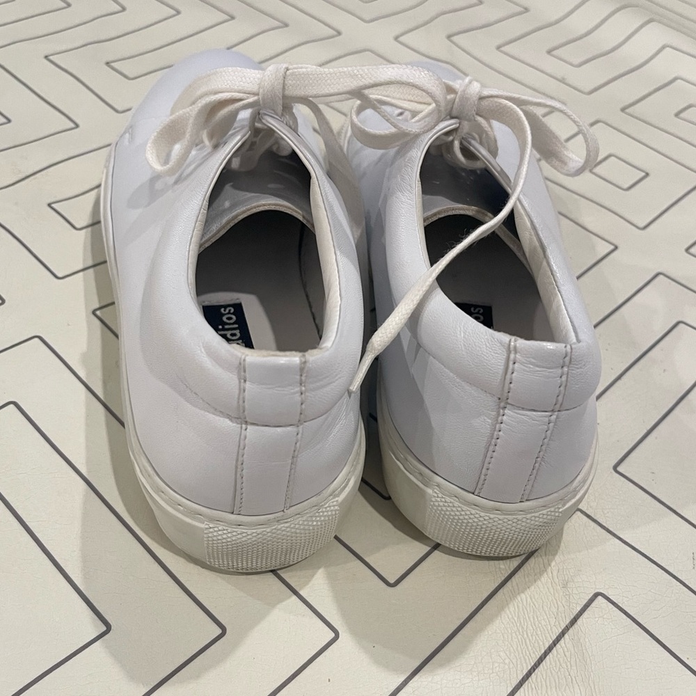 Acne Studios White Leather Sneakers - Picture 9 of 14